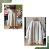 Rochie Alis fetițe, șifon bumbac